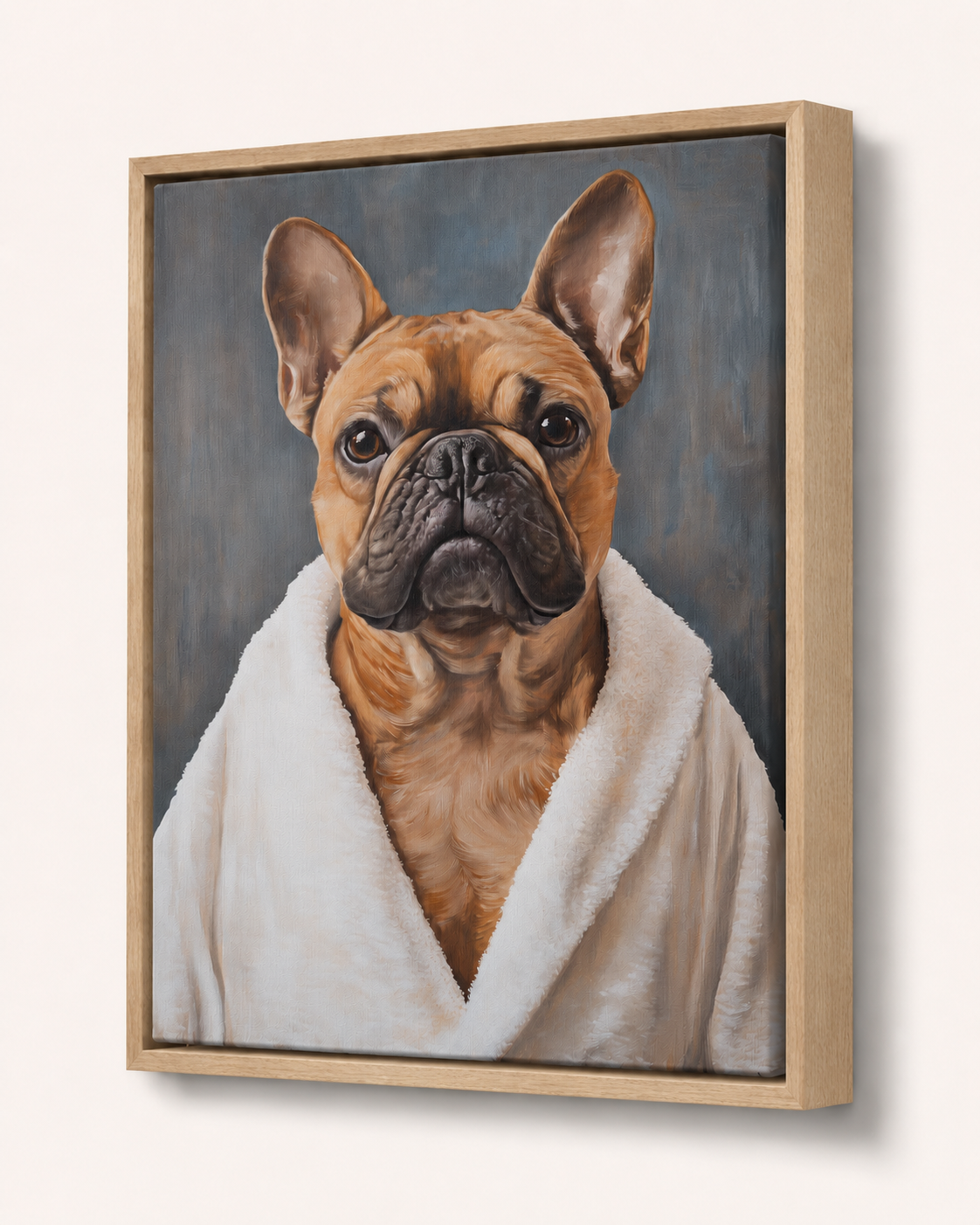Custom Pet Portrait - Sunday State of Mind Canvas