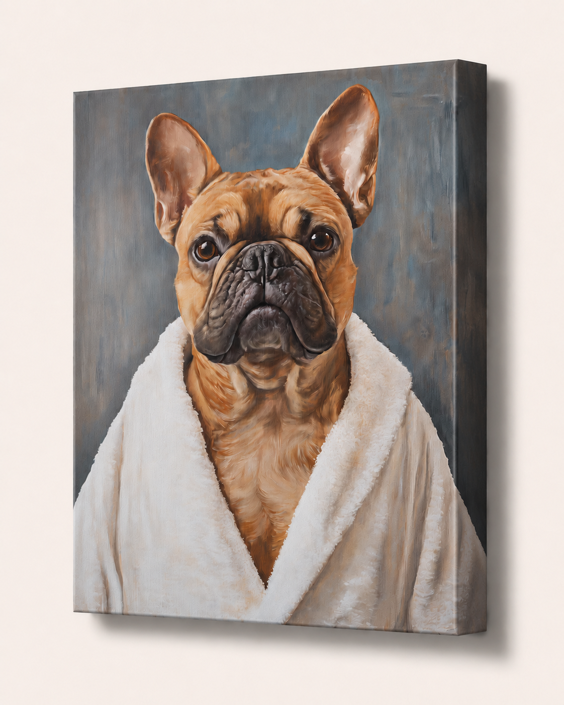 Custom Pet Portrait - Sunday State of Mind Canvas