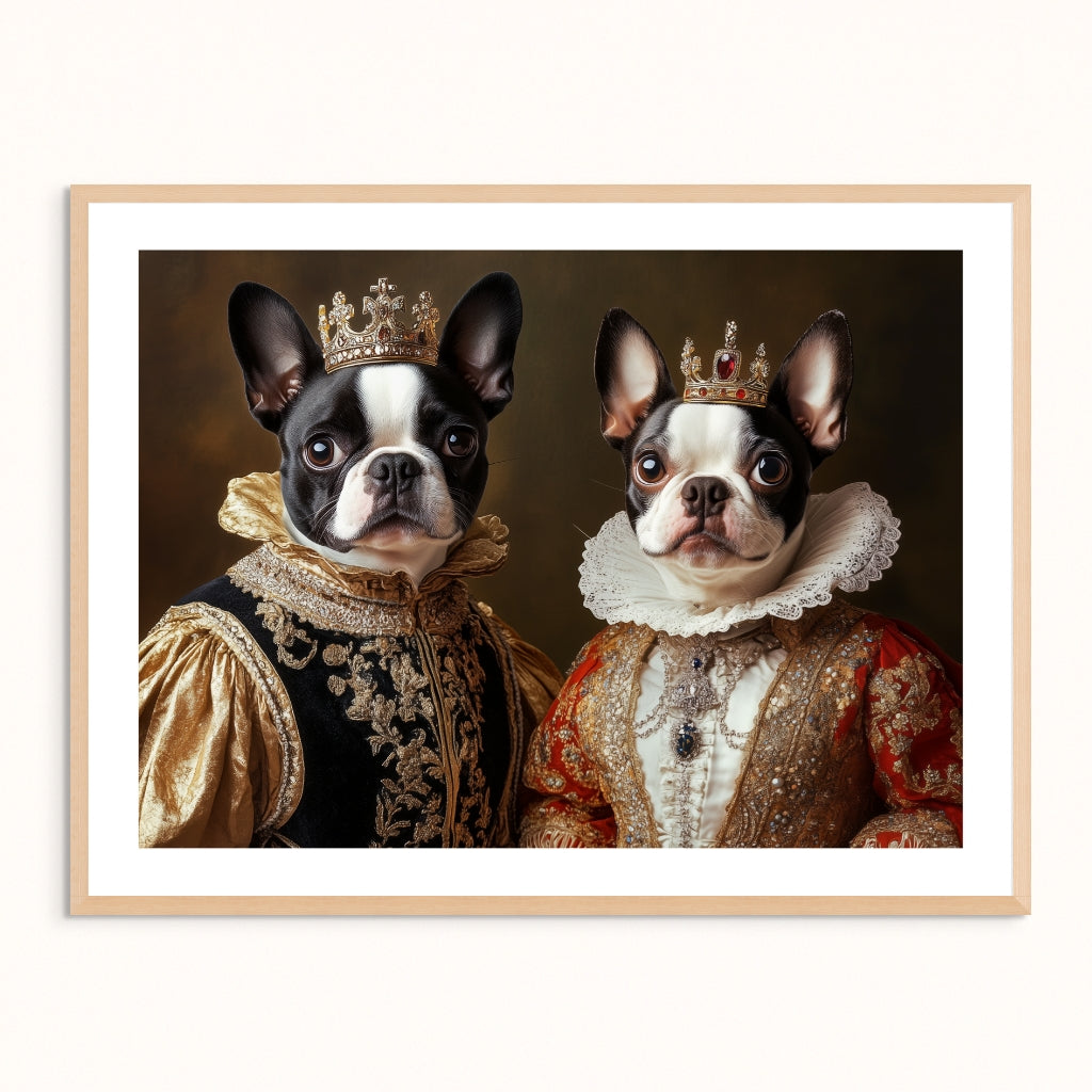 Custom Pet Portrait - Their Royal Highnesses