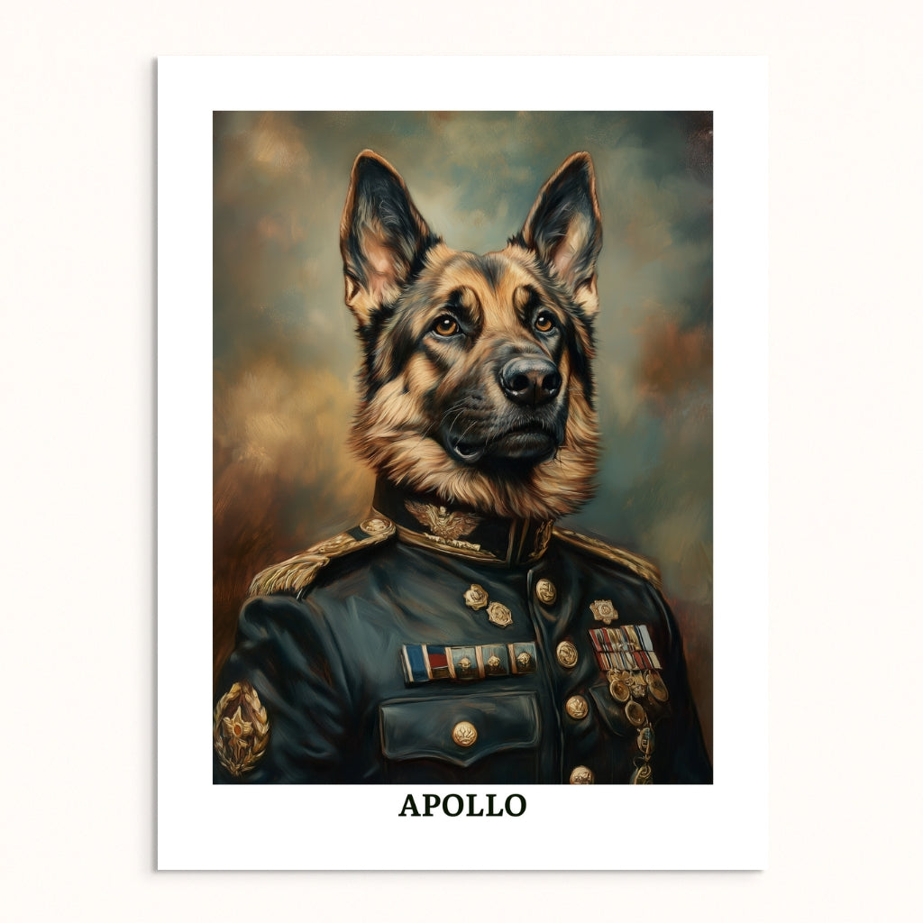 Custom Pet Portrait - Grand Commander