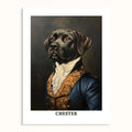 Custom Pet Portrait - The Count in Midnight & Gold