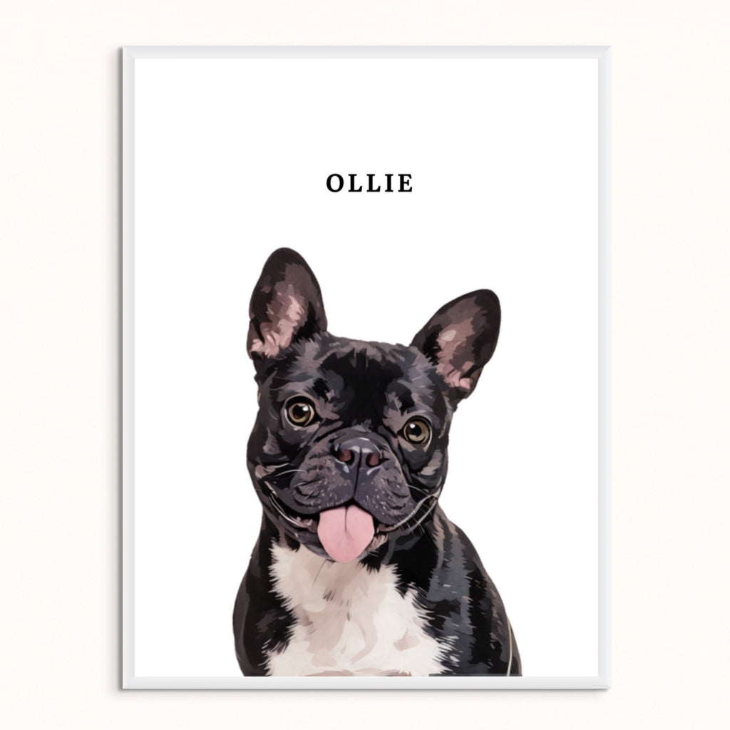 Modern Pet Portrait 1 Pet