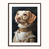 Custom Pet Portrait - The Golden Lady