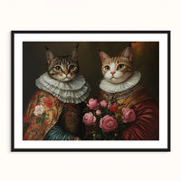 Custom Pet Portrait - The Lord and Lady of Rosehall