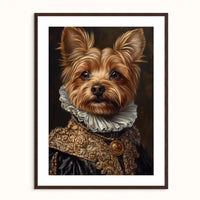 Custom Pet Portrait - The Duke in Black & Gold