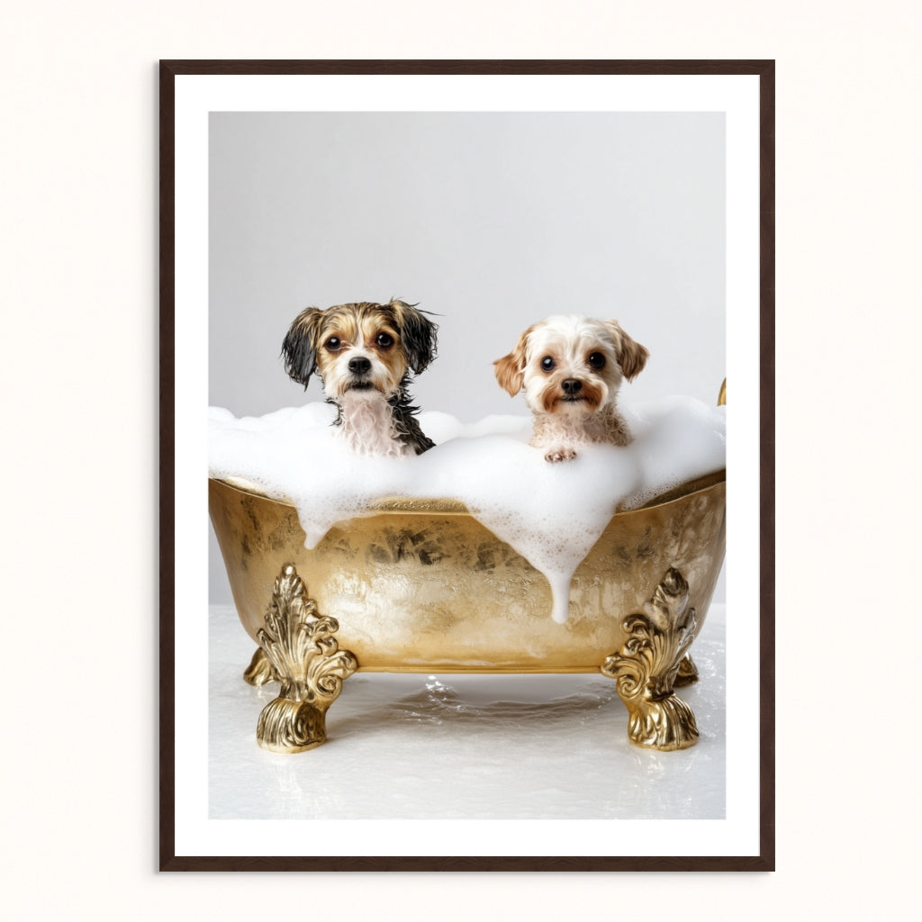 Custom Pet Portrait - Bubble Trouble