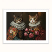 Custom Pet Portrait - The Lord and Lady of Rosehall