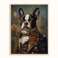 Custom Pet Portrait - The Duke in Evening Finery