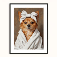 Renaissance-Bathroom Pet Portrait