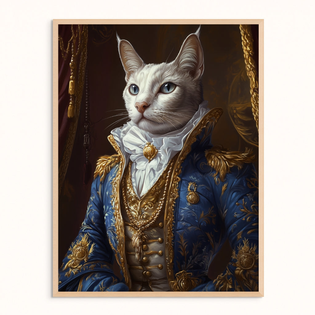 Custom Pet Portrait - Aristocrat of the Royal Court