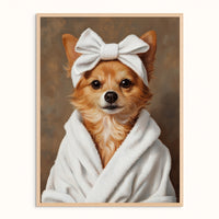 Renaissance-Bathroom Pet Portrait