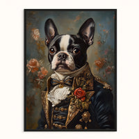 Custom Pet Portrait - The Duke in Evening Finery