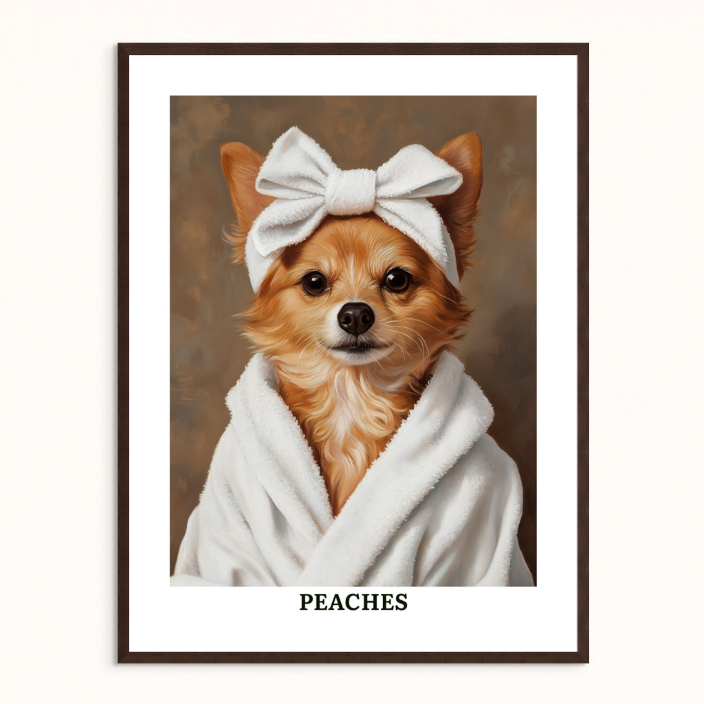 Renaissance-Bathroom Pet Portrait