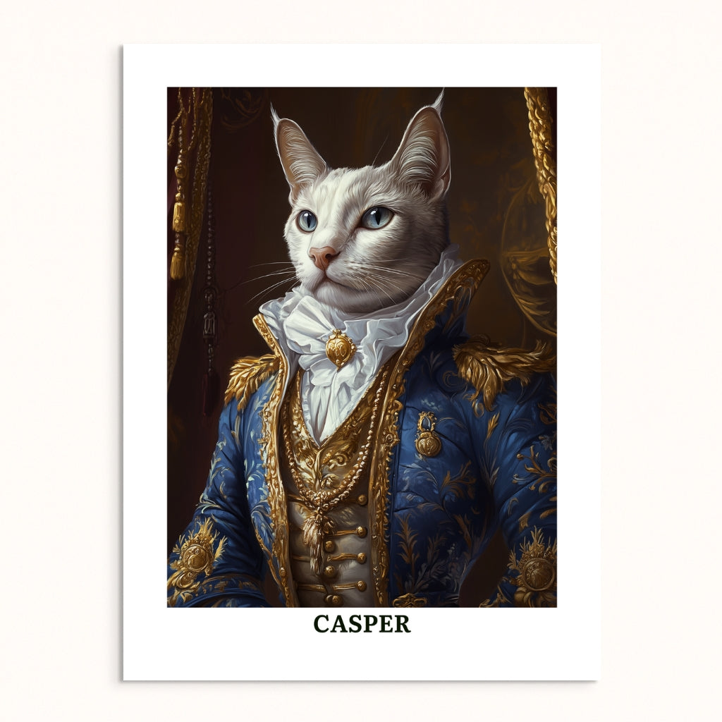 Custom Pet Portrait - Aristocrat of the Royal Court