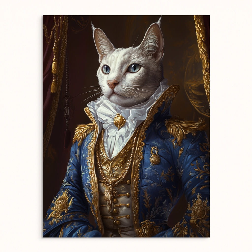 Custom Pet Portrait - Aristocrat of the Royal Court