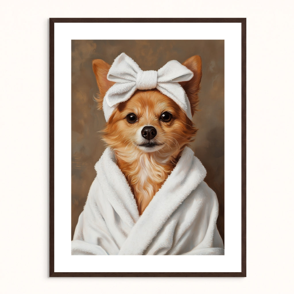 Renaissance-Bathroom Pet Portrait